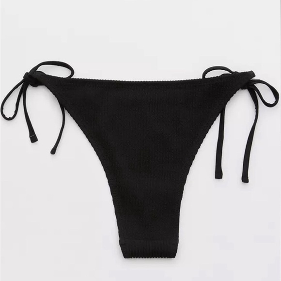 NWT Aerie Crinkle Cheekiest Tie Bikini Bottoms - Picture 4 of 8